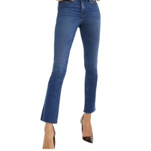 Good American Straight Raw Hem Jeans Size 00